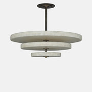Lira Tiered Alabaster Pendant Light