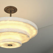 Lira Tiered Alabaster Pendant Light
