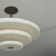 Lira Tiered Alabaster Pendant Light