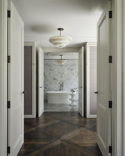 Lira Tiered Alabaster Pendant Light