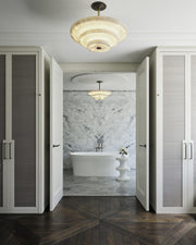 Lira Tiered Alabaster Pendant Light