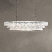 Ghiaccio Glass Oval Chandelier 54''65''