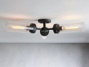 Andreas 3 Lights Glass Flushmount