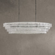Ghiaccio Glass Oval Chandelier 54''65''