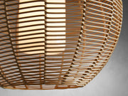 Cohen Globe Wicker Outdoor Pendant 20''D