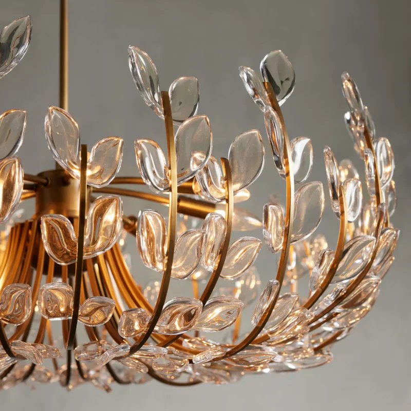 Adela 8 Light Chandelier 32“ -Kimoylights