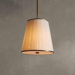 Pleated White