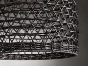 Braemar Wicker Outdoor Black Pendant