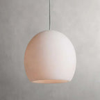 Elowen Natural Alabaster Single Pendant Light 5.5"D