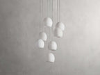 Elowen Natural Alabaster Round Chandelier 48"W