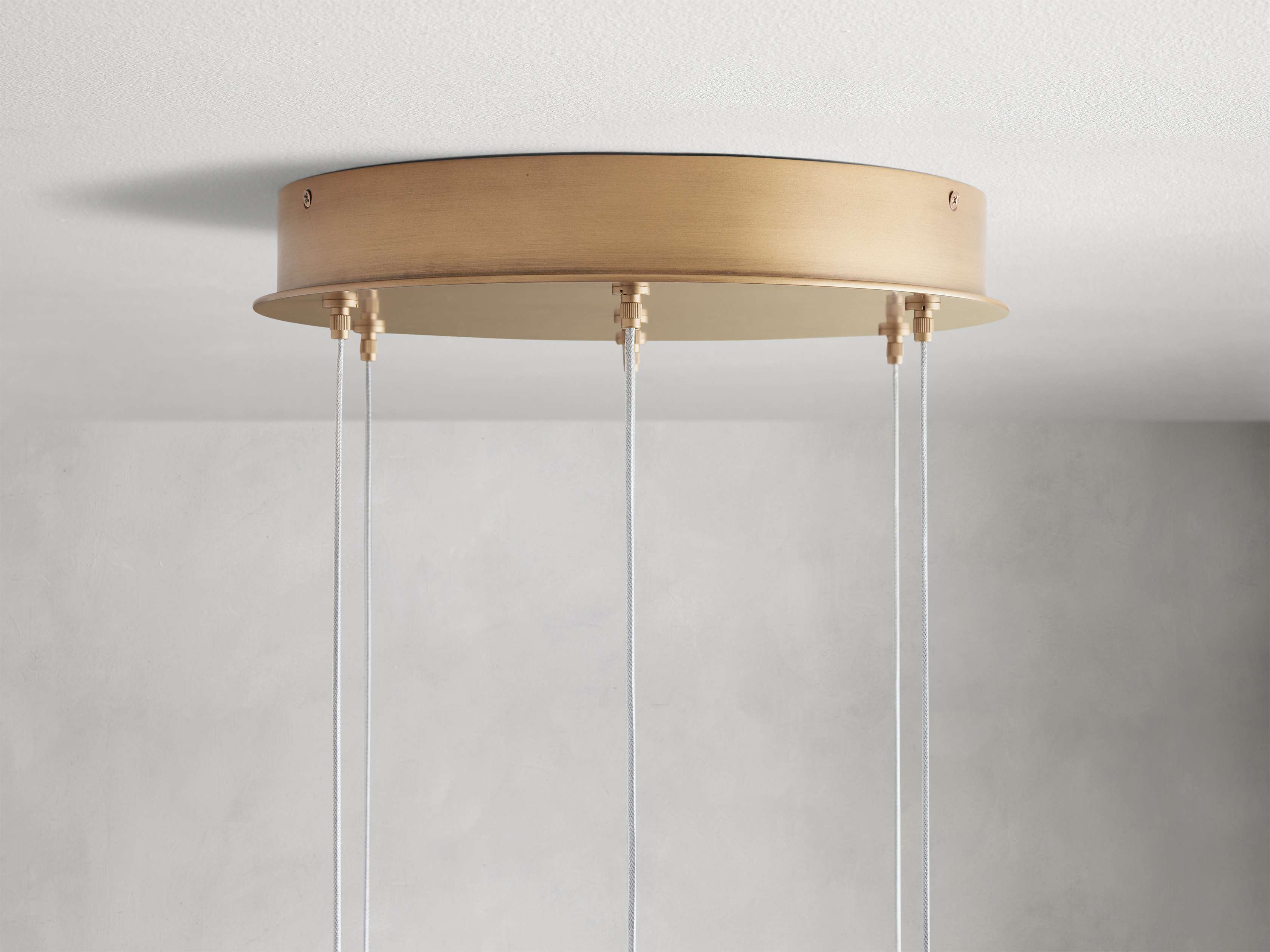 Elowen Natural Alabaster Round Chandelier 48"W