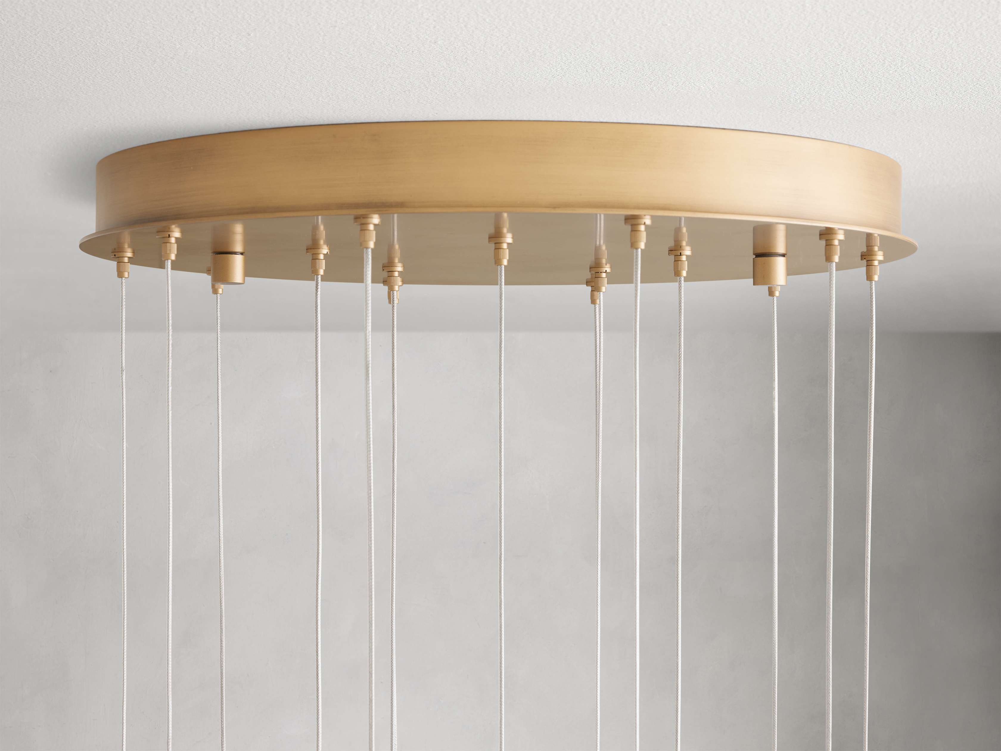 Elowen Natural Alabaster Round Chandelier 48"W