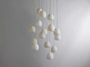 Ewen Natural Alabaster Round Chandelier 48