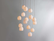 Ewen Natural Alabaster Round Chandelier 48