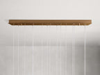 Elowen Natural Alabaster Rectangular Chandelier 48“W 54”W