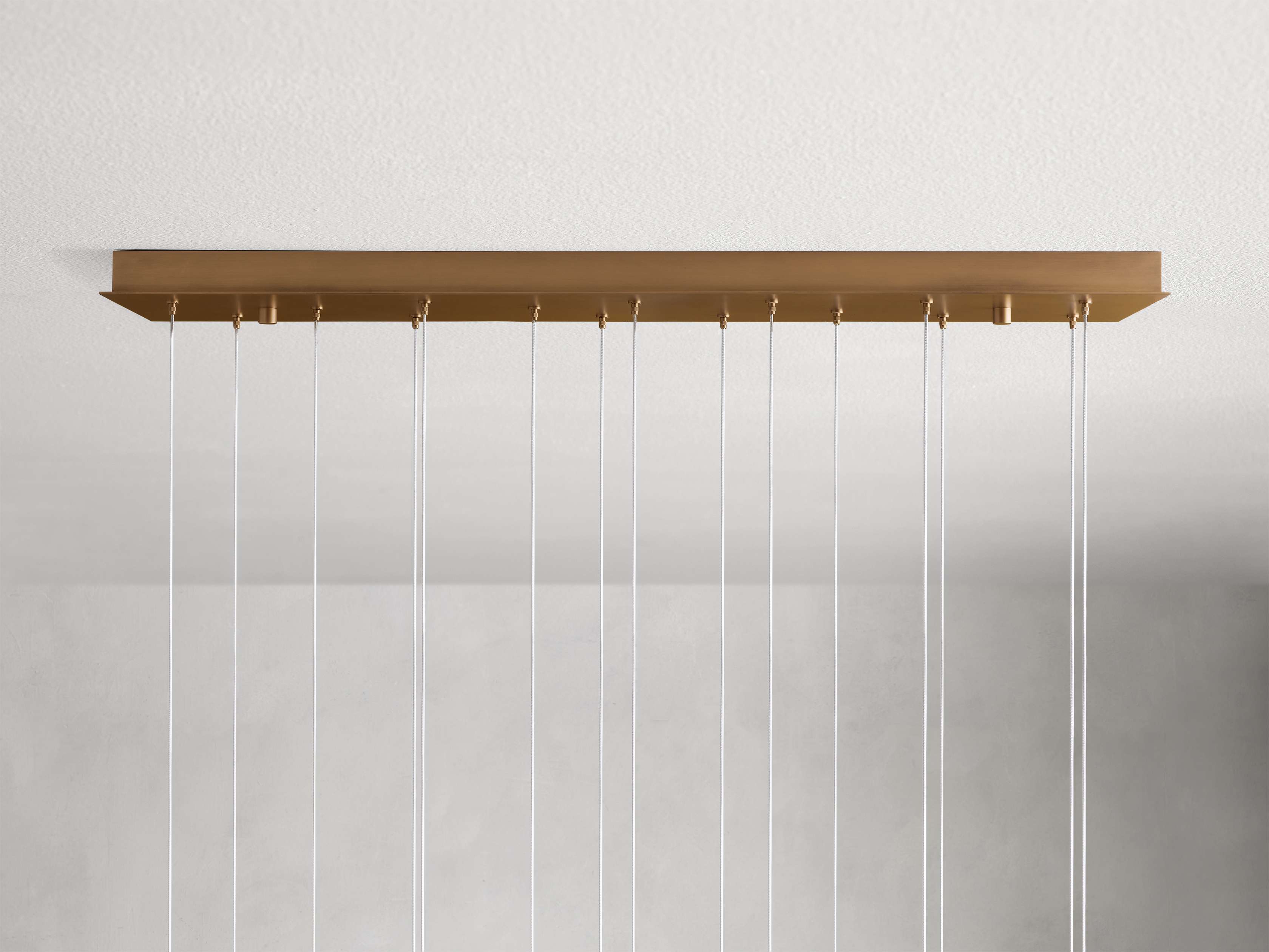 Elowen Natural Alabaster Rectangular Chandelier 48“W 54”W