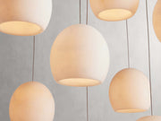Ewen Natural Alabaster Rectangular Chandelier 48“W 54”W