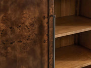 Haven Burl Tall Cabinet 36