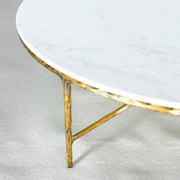Thaddeus Marble Round Coffee Table 55