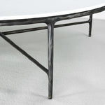 Thaddeus Marble Round Coffee Table 55