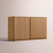 Liromelle Media Console — NATURAL OAK / DOOR 48