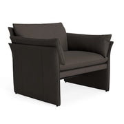 Zora Occasional Leather Armchair For Living Room