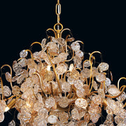 Briony 11 Lights Gold Floral Glass Chandelier 33