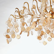 Briony 11 Lights Gold Floral Glass Chandelier 33