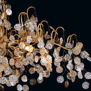 Briony 11 Lights Gold Floral Glass Chandelier 33