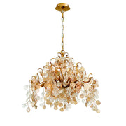 Briony 11 Lights Gold Floral Glass Chandelier 33