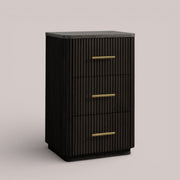 Favera Short Bath Cabinet — EBONY / BLUESTONE