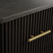 Favera Short Bath Cabinet — EBONY / BLUESTONE