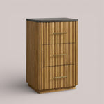 Favera Short Bath Cabinet — HONEY / BLUESTONE