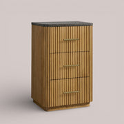 Favera Short Bath Cabinet — HONEY / BLUESTONE