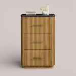 Favera Short Bath Cabinet — HONEY / BLUESTONE
