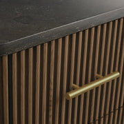 Favera Short Bath Cabinet — MOCHA / BLUESTONE