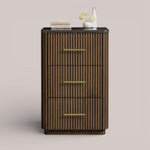 Favera Short Bath Cabinet — MOCHA / BLUESTONE