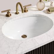 Favera Wide Single Vanity — EBONY / CARRARA