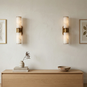 Harlin 2-Light Wall Sconce in Alabaster