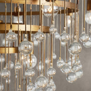 Aubrey Crystal Ball Round Chandelier 5 Light / 8 Light