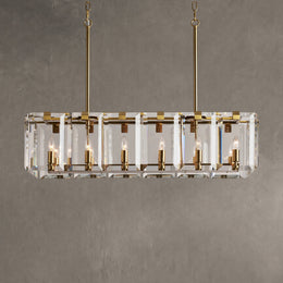 Amaya Rectangular Chandelier 12/16 Light