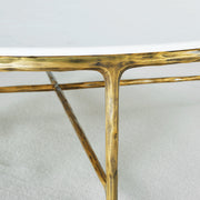 Thaddeus Marble Round Coffee Table 55