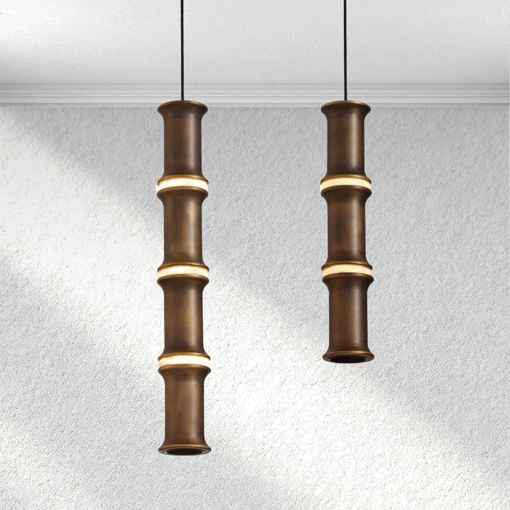 Carey Bamboo Pendant Light