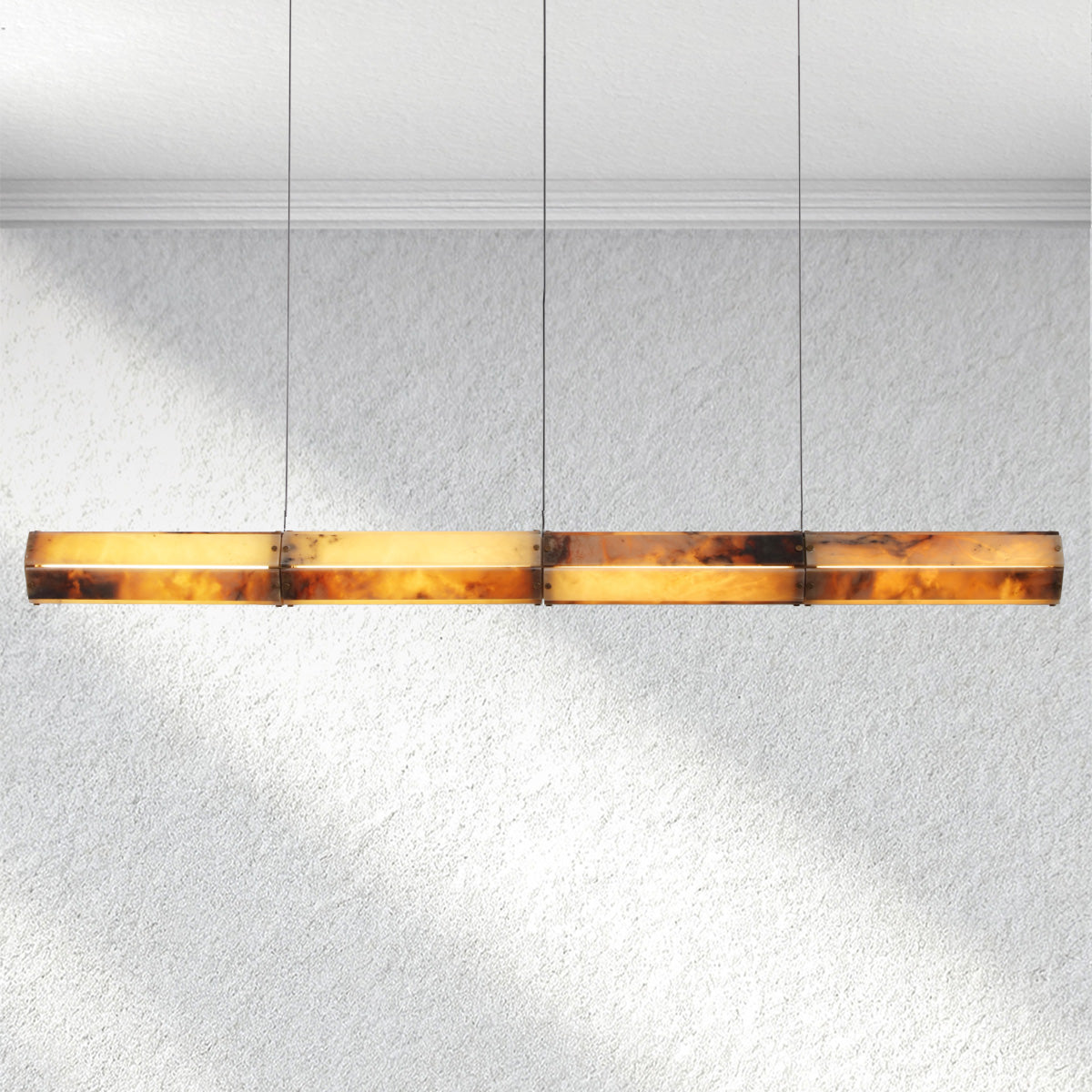 Prism Alabaster Linear  Pendant Light