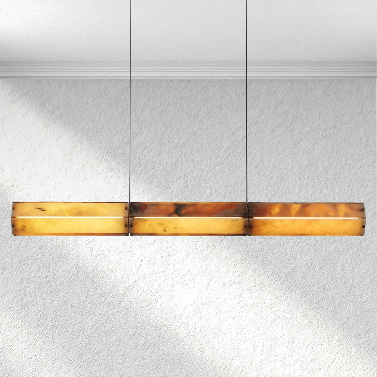 Prism Alabaster Linear  Pendant Light