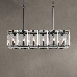Amaya Rectangular Chandelier 12/16 Light