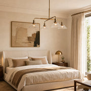 Theron Glass Round Chandelier 30'' 52''
