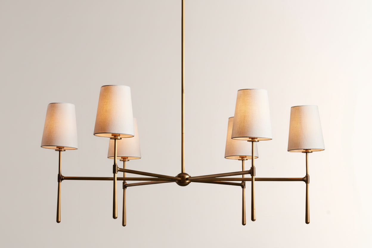 Rhodes Round Chandelier 4/6 Light - kimoylights