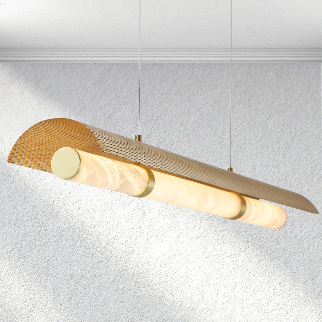 Mirage Alabaster Linear Chandelier