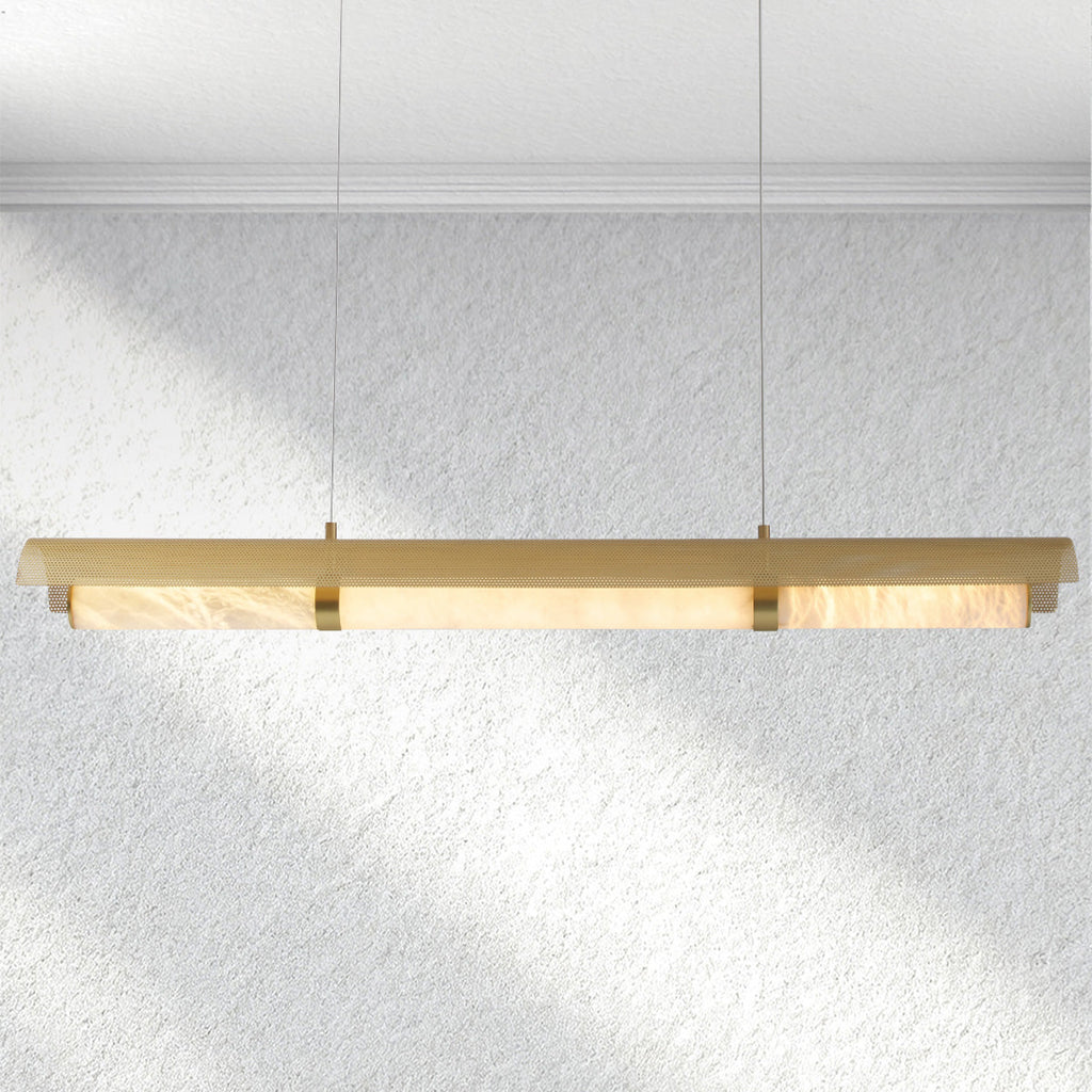 Mirage Alabaster Linear Chandelier